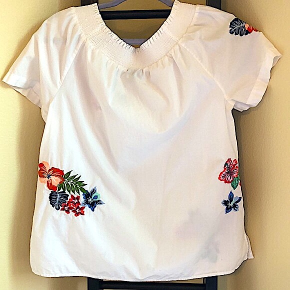 Talbots Embroidered Blouse - Picture 6 of 7